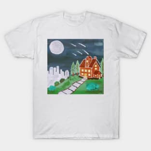 Home by the Cityside Painting T-Shirt